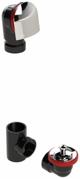 [7545685] Lift & Turn ABS Offset Waste & Overflow Kit