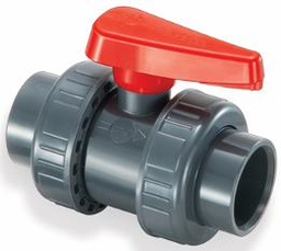 [7642225] 2 PVC TRUNION BALL VALVE