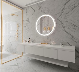 [5031650] 40 x 40 Galaxy Round Illuminated Mirror (Daylight)
