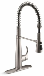 [2951217] Simplice Semi-Professional Kitchen Faucet with Spring Pulldown Spray