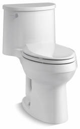[2905005] Adair Comfort Height 1-Piece Elongated 1.28 GPF Toilet with Quiet-Close Seat