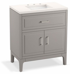 [2922820] Seer 30" Vanity with Sink and Widespread Quartz Top