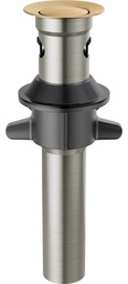 [3064211] Metal Push-Pop Drain with Overflow