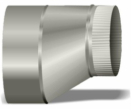 [5645700] 24"-22" Pipe Red. Flat on Side SE/SE 24ga