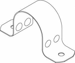 [3805025] 1 CPVC GALVANIZED PIPE STRAP #070