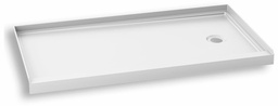 [3748560] Koncept 60" x 30" Alcove Acrylic Shower Base with RH Drain