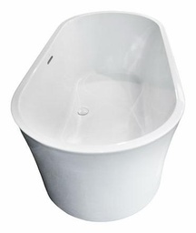 [4028145] Glance Blink Freestanding Tub with White Drain and Slotted Overflow