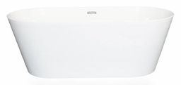 [4028185] Glance Streak Freestanding Tub with White Drain
