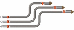 [6679251] 1/2" Quick Response Dry Flex 155F K5.6 Pendent Sprinkler 58" V3506
