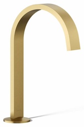 [2932907] Components Widespread Bathroom Faucet Spout Ribbon Design 1.2 GPM (Less Handles)
