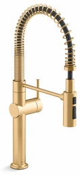 [2951130] Crue Semi-Professional Kitchen Faucet with Spring Pulldown Spray